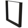 Patas mesa comedor forma V 3uds acero negro 100x(72-73,3) cm de , Patas para mesas - Ref: Foro24-4012672, Precio: 153,46 €, D...