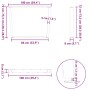 Patas mesa comedor forma V 3uds acero negro 100x(72-73,3) cm de , Patas para mesas - Ref: Foro24-4012672, Precio: 153,46 €, D...