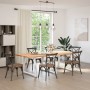Patas mesa comedor forma V 3uds acero blanco 100x(72-73,3)cm de , Patas para mesas - Ref: Foro24-4012597, Precio: 162,78 €, D...