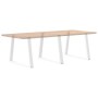Patas mesa comedor forma V 3uds acero blanco 100x(72-73,3)cm de , Patas para mesas - Ref: Foro24-4012597, Precio: 162,78 €, D...