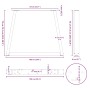 Patas mesa comedor forma V 3uds acero blanco 100x(72-73,3)cm de , Patas para mesas - Ref: Foro24-4012597, Precio: 162,78 €, D...