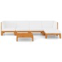 Juego muebles de jardín y cojines 6 pzas madera maciza acacia de vidaXL, Conjuntos de jardín - Ref: Foro24-3058140, Precio: 7...