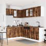 Mueble cocina Kalmar roble ahumado 11 pzas madera contrachapada de , Armarios de cocina - Ref: Foro24-3314886, Precio: 731,74...