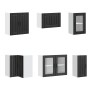 Mueble de cocina Lucca negra 11 piezas madera contrachapada de , Armarios de cocina - Ref: Foro24-3314892, Precio: 731,42 €, ...