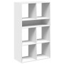 Estantería de madera contrachapada blanco 66x31x112 cm de , Librerías y estanterías - Ref: Foro24-860301, Precio: 76,74 €, De...