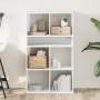Estantería de madera contrachapada blanco 66x31x112 cm de , Librerías y estanterías - Ref: Foro24-860301, Precio: 76,74 €, De...