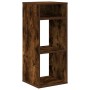 Estantería madera ingeniería color roble ahumado 34x31x80 cm de , Librerías y estanterías - Ref: Foro24-860278, Precio: 41,78...