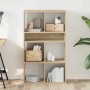 Estantería madera de ingeniería color roble sonoma 66x31x112 cm de , Librerías y estanterías - Ref: Foro24-860303, Precio: 73...