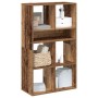 Estantería madera de ingeniería envejecida 66x31x112 cm de , Librerías y estanterías - Ref: Foro24-860308, Precio: 76,79 €, D...