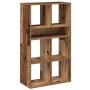 Estantería madera de ingeniería envejecida 66x31x112 cm de , Librerías y estanterías - Ref: Foro24-860308, Precio: 76,79 €, D...