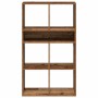 Estantería madera de ingeniería envejecida 66x31x112 cm de , Librerías y estanterías - Ref: Foro24-860308, Precio: 76,79 €, D...