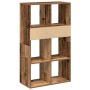 Estantería madera de ingeniería envejecida 66x31x112 cm de , Librerías y estanterías - Ref: Foro24-860308, Precio: 76,79 €, D...