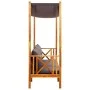 Banco de jardín con mesa y reposapiés madera de acacia macizoa de vidaXL, Bancos de jardín - Ref: Foro24-3058010, Precio: 419...
