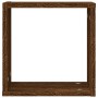 Estantes cubo de pared 4 unidades roble marrón 30x15x30 cm de , Estantes y estanterías - Ref: Foro24-815886, Precio: 38,22 €,...
