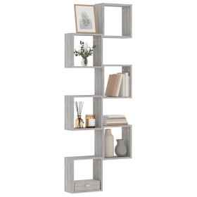 Estantes cubo de pared 6 unidades gris sonoma 30x15x30 cm de , Estantes y estanterías - Ref: Foro24-815884, Precio: 47,18 €, ...