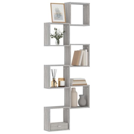 Estantes cubo de pared 6 unidades gris sonoma 30x15x30 cm de , Estantes y estanterías - Ref: Foro24-815884, Precio: 47,18 €, ...