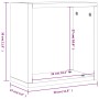 Estantes cubo de pared 6 unidades gris sonoma 30x15x30 cm de , Estantes y estanterías - Ref: Foro24-815884, Precio: 47,18 €, ...