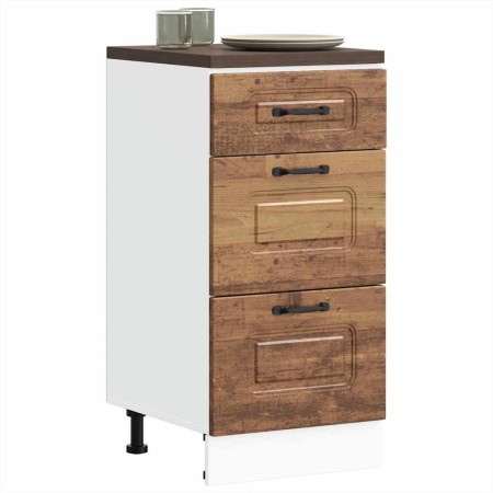 Mueble bajo de cocina Kalmar de madera antigua de ingeniería de , Armarios de cocina - Ref: Foro24-854248, Precio: 102,38 €, ...