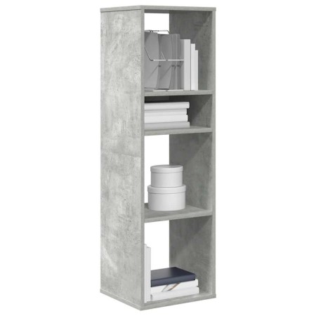 Estantería madera ingeniería gris hormigón 34x31x112 cm de , Librerías y estanterías - Ref: Foro24-860286, Precio: 52,19 €, D...