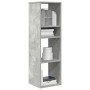 Estantería madera ingeniería gris hormigón 34x31x112 cm de , Librerías y estanterías - Ref: Foro24-860286, Precio: 52,19 €, D...