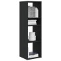 Estantería de madera contrachapada negra 34x31x112 cm de , Librerías y estanterías - Ref: Foro24-860284, Precio: 55,95 €, Des...