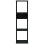 Estantería de madera contrachapada negra 34x31x112 cm de , Librerías y estanterías - Ref: Foro24-860284, Precio: 55,95 €, Des...