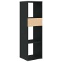 Estantería de madera contrachapada negra 34x31x112 cm de , Librerías y estanterías - Ref: Foro24-860284, Precio: 55,95 €, Des...