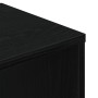 Estantería de madera contrachapada negra 34x31x112 cm de , Librerías y estanterías - Ref: Foro24-860284, Precio: 55,95 €, Des...