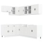 Mueble de cocina Porto blanco 11 piezas madera contrachapada de , Armarios de cocina - Ref: Foro24-3314901, Precio: 746,03 €,...