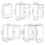 Mueble de cocina Porto blanco 11 piezas madera contrachapada de , Armarios de cocina - Ref: Foro24-3314901, Precio: 746,03 €,...