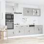 Mueble cocina Kalmar gris hormigón 7 pzas madera contrachapada de , Armarios de cocina - Ref: Foro24-3314735, Precio: 622,34 ...