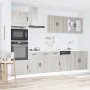 Mueble cocina Kalmar sonoma gris 7 pzas madera contrachapada de , Armarios de cocina - Ref: Foro24-3314737, Precio: 645,24 €,...