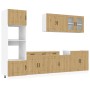 Mueble de cocina Kalmar 7 piezas artesanal roble de , Armarios de cocina - Ref: Foro24-3314740, Precio: 656,38 €, Descuento: %