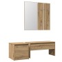 Set de muebles recibidor madera contrachapada roble artesanal de , Bancos para recibidores y almacenamiento - Ref: Foro24-332...