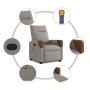 Sillón reclinable de masaje elevable tela gris taupé de , Sillones - Ref: Foro24-3324019, Precio: 282,18 €, Descuento: %