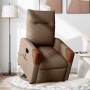 Sillón de masaje eléctrico reclinable elevable tela marrón de , Sillones - Ref: Foro24-3324033, Precio: 329,94 €, Descuento: %
