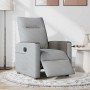 Sillón reclinable eléctrico tela gris claro de , Sillones - Ref: Foro24-3324038, Precio: 233,28 €, Descuento: %
