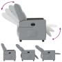 Sillón reclinable eléctrico tela gris claro de , Sillones - Ref: Foro24-3324038, Precio: 233,28 €, Descuento: %