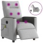 Sillón reclinable de masaje eléctrico tela gris nube de , Sillones - Ref: Foro24-3324044, Precio: 254,78 €, Descuento: %