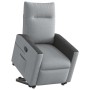 Sillón reclinable elevable de tela gris claro de , Sillones - Ref: Foro24-3324052, Precio: 256,41 €, Descuento: %