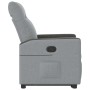 Sillón reclinable elevable de tela gris claro de , Sillones - Ref: Foro24-3324052, Precio: 256,41 €, Descuento: %
