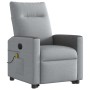 Sillón de masaje eléctrico reclinable elevable tela gris claro de , Sillones - Ref: Foro24-3324073, Precio: 319,06 €, Descuen...