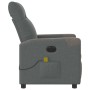 Sillón reclinable de masaje eléctrico tela gris oscuro de , Sillones - Ref: Foro24-3324086, Precio: 251,91 €, Descuento: %