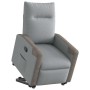 Sillón reclinable elevable de tela gris claro de , Sillones - Ref: Foro24-3324090, Precio: 257,74 €, Descuento: %