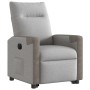 Sillón eléctrico reclinable elevable de tela gris nube de , Sillones - Ref: Foro24-3324099, Precio: 294,95 €, Descuento: %