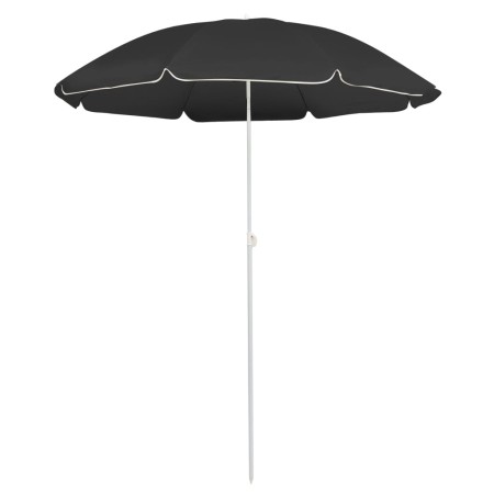 Sombrilla de exterior con poste de acero antracita 180 cm de vidaXL, Sombrillas - Ref: Foro24-315539, Precio: 21,95 €, Descue...