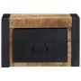 Mesita de noche madera maciza de mango 40x35x25 cm de , Mesitas de noche - Ref: Foro24-4015945, Precio: 61,81 €, Descuento: %