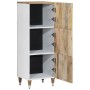 Aparador alto madera maciza de mango 40x33,5x110 cm de , Almacenamiento para CD y DVD - Ref: Foro24-4018693, Precio: 118,45 €...
