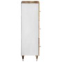 Aparador alto madera maciza de mango 40x33,5x110 cm de , Almacenamiento para CD y DVD - Ref: Foro24-4018693, Precio: 118,45 €...