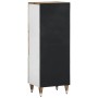 Aparador alto madera maciza de mango 40x33,5x110 cm de , Almacenamiento para CD y DVD - Ref: Foro24-4018693, Precio: 118,45 €...